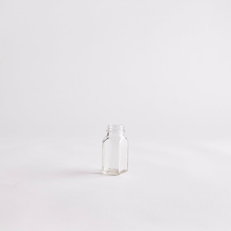 Clear Glass Vintage Bottle.