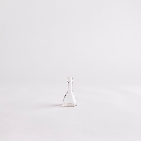 Clear Glass Vintage Bottle.