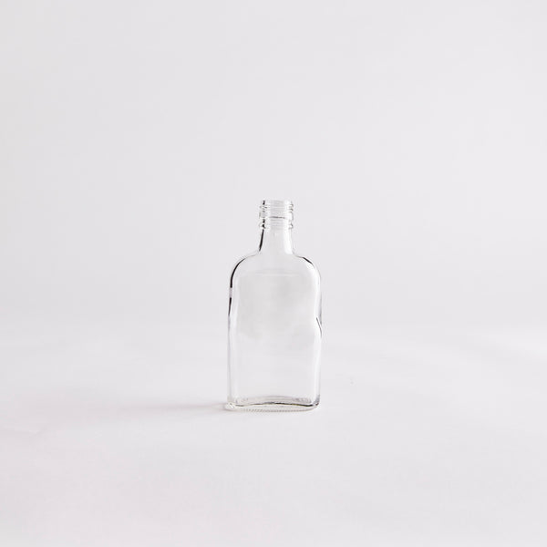 Clear Glass Vintage Bottle.
