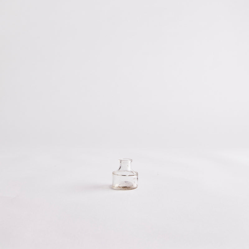 Mini Clear Vintage Bottle.