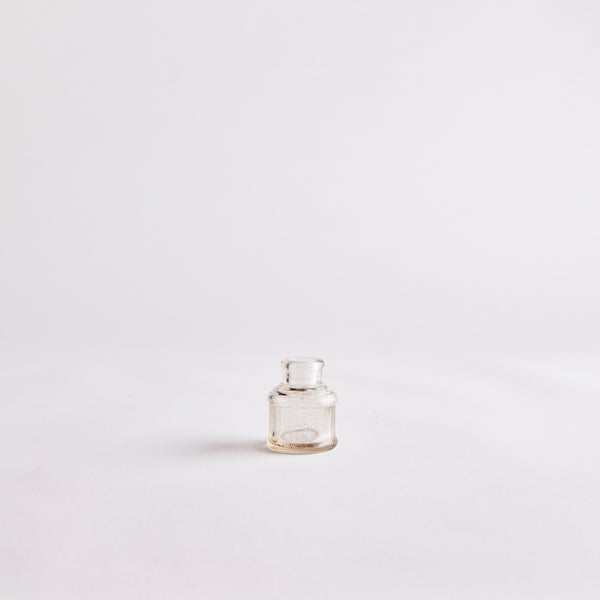 Mini Clear Vintage Bottle.
