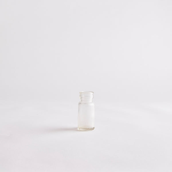 Clear Mini Vintage Bottle.