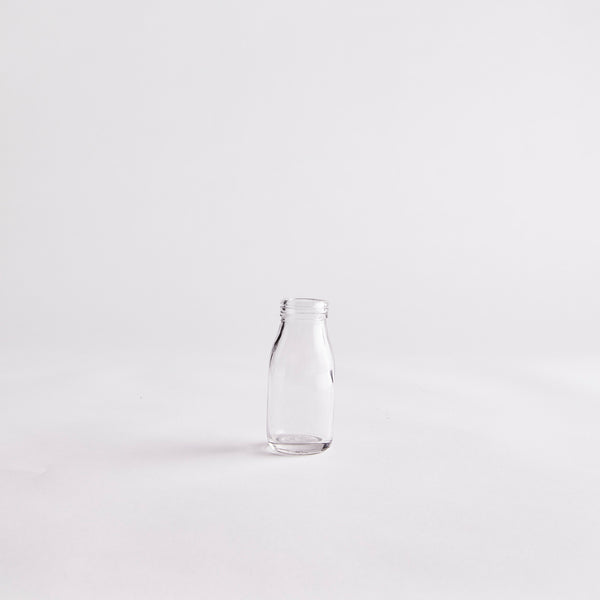 Clear Small Vintage Bottle.