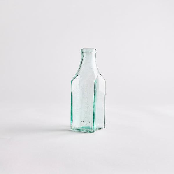 Green Glass Vintage Bottle.