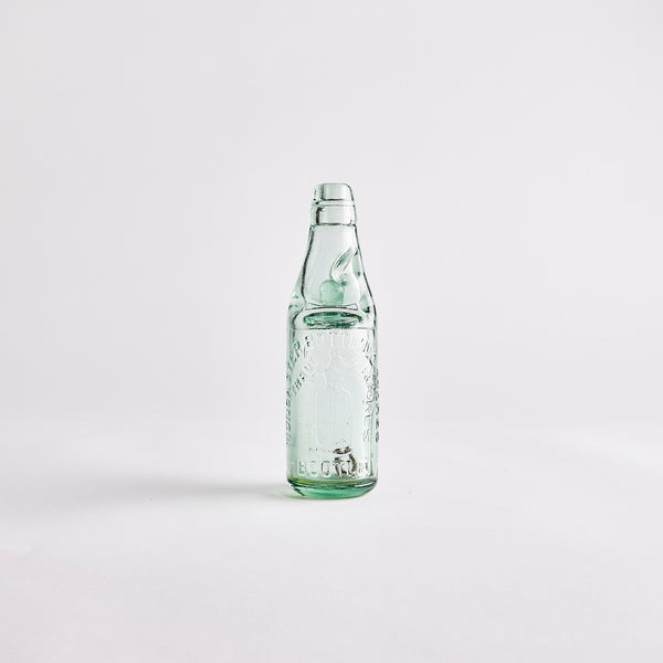 Clear Green Vintage Bottle.
