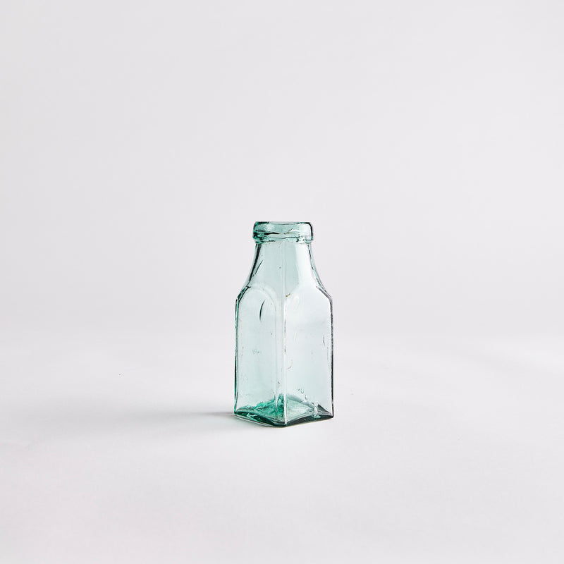 Green Glass Vintage Bottle.