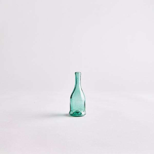 Green Glass Vintage Bottle.