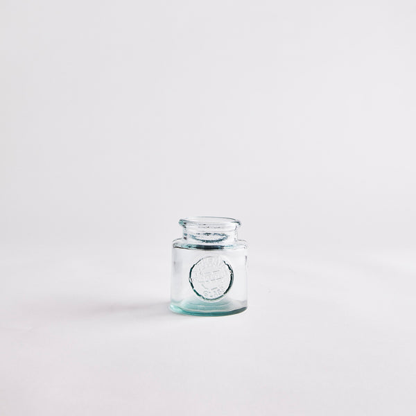 Blue Glass Vintage Bottle.