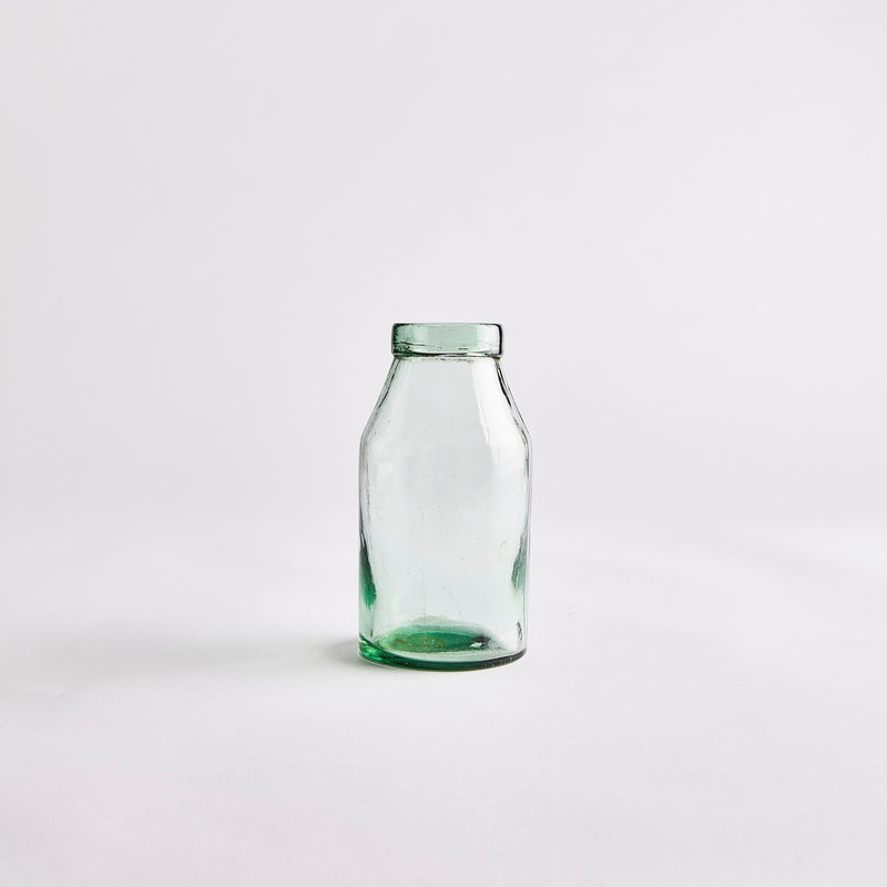 Green Glass Vintage Bottle.