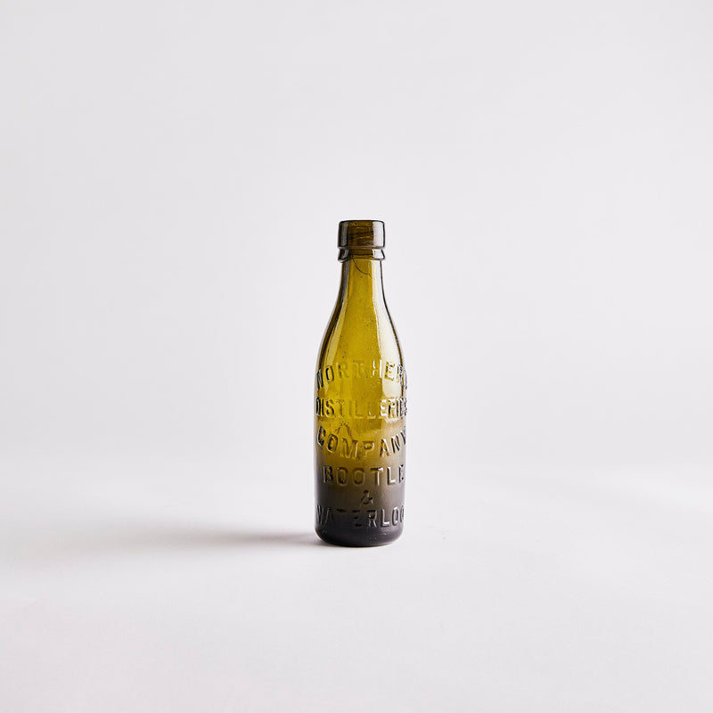 Olive Green Vintage Bottle.