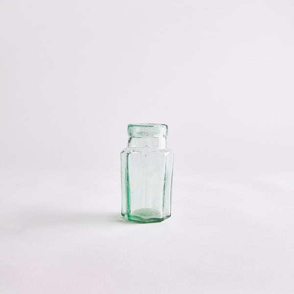 Green Glass Vintage Bottle.