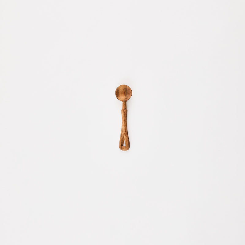 Wooden spoon. 